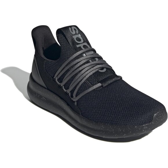 ⚡Adidas Mens Black/Grey/Iron Metallic Imported Rubber Lite Racer Pull-On Shoes - Picture 2 of 8